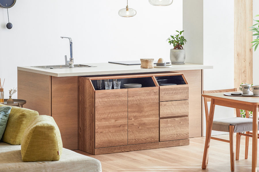 Meuble（モーブル） it イット 80 サイドボード オーク リビング 収納