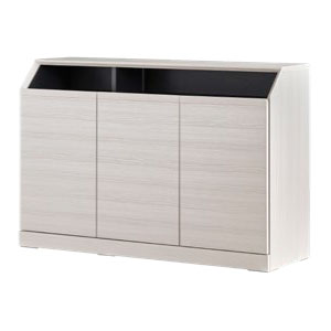 モーブル it イット 120 サイドボード オーク リビング 収納 カウンター下 可動棚 飾り棚 コンセント付 耐震 スタイリッシュ 4色 完成品 国産 日本製 | Meuble | 01