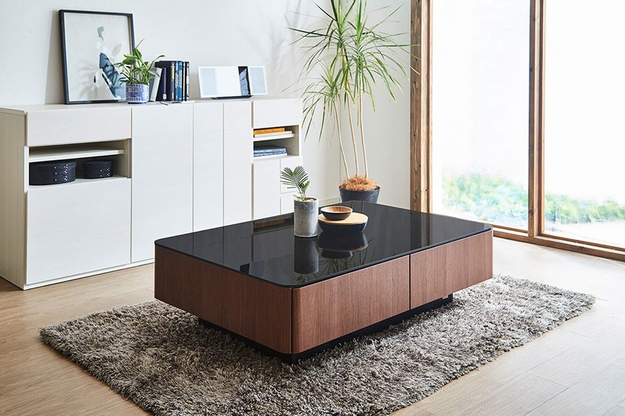 Meuble（モーブル） リビングテーブル MLT-191 幅80 奥行80 高さ36