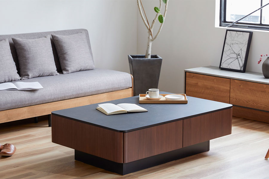 Meuble（モーブル） リビングテーブル MLT-211 幅80 奥行80 高さ36