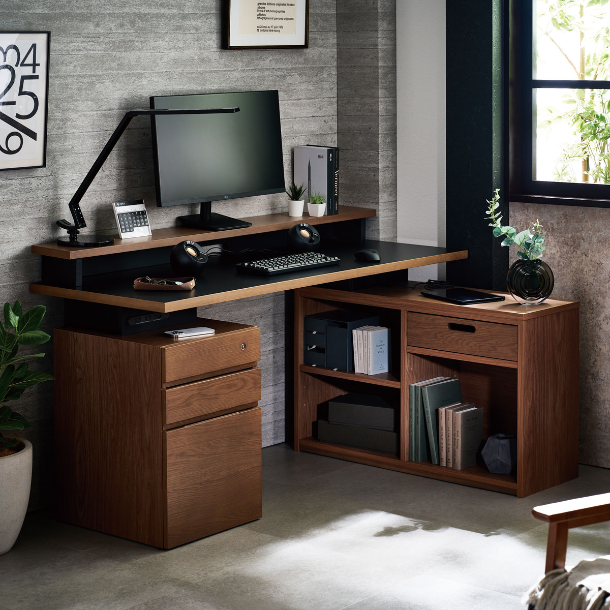 バルバーニ（VALVANNE） ムーブユニット 日本製 完成品 デスク ワゴン