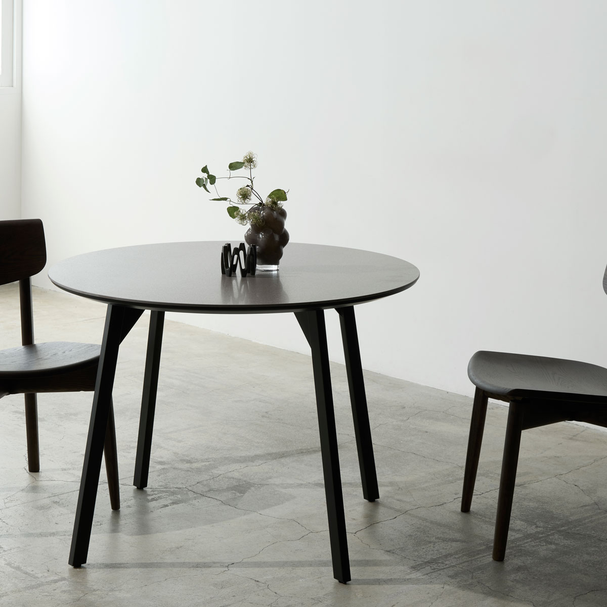 綾野製作所 REGLE セラミック ダイニングテーブル ラウンド 天板