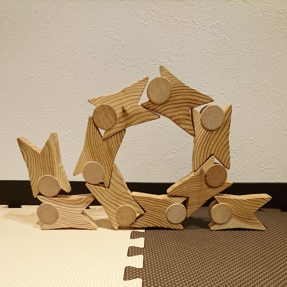 積み木 TSUMIBOBO つみぼぼ Wood Blocks 16ピース : INTERIOR3I