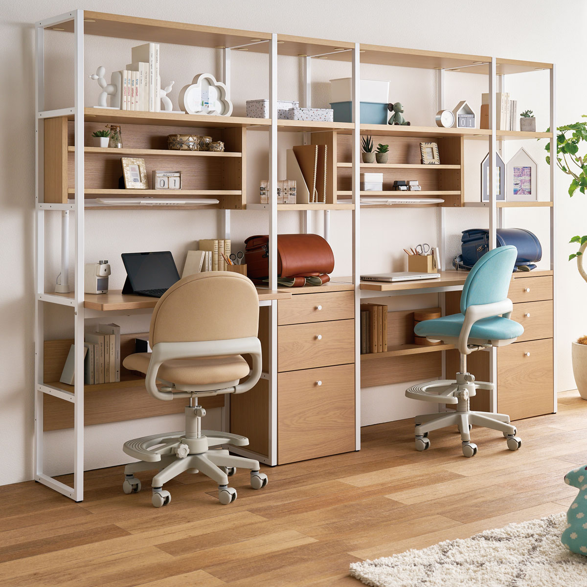 バルバーニ（VALVANNE） ムーブユニット 日本製 完成品 デスク ワゴン