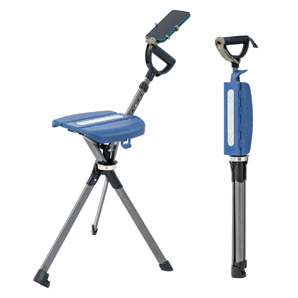 ステッキチェア【Ta-Da Chair # 2 Pro ターダ チェア】長さ可変式 椅子になる杖 一本杖 ステッキ 祖父母 プレゼント 杖 椅子 軽量 散歩 旅行 行列 椅子付き杖 |  | 03