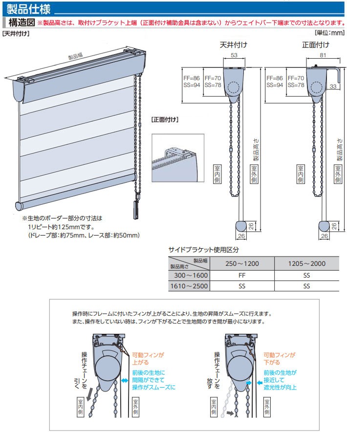 タチカワブラインド 調光ロールスクリーン オーダー 遮光性 防炎