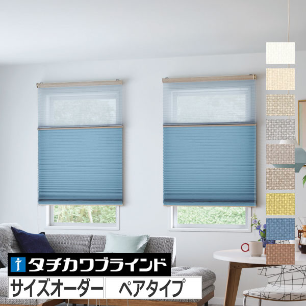 タチカワブラインド プリーツスクリーン ペルレ25 「ビブレ」 ペア