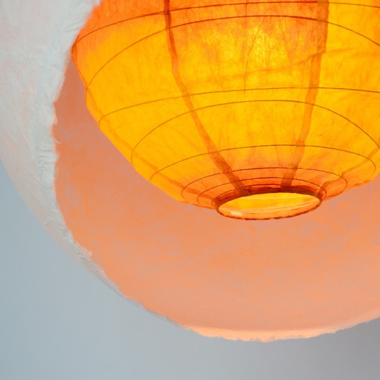 ペンダントライト 和紙製 デザイナーズ 和モダン 月 アート