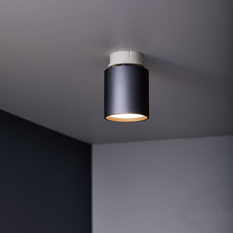 ダウンライト LED電球一体型 スポットライト 小型 シンプル ブラック