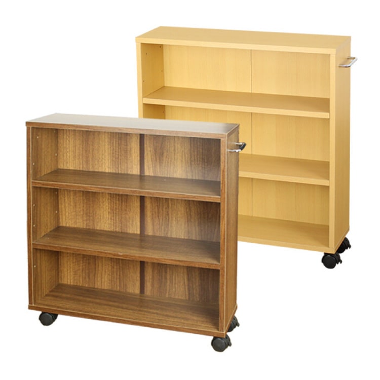 押入れ収納 幅17cm キャスター 隙間収納 薄型 木製 ラック 本棚 大容量