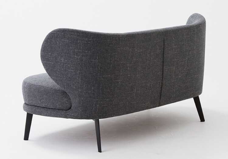 ソファー 二人掛けソファ 2人用 二人用 グレー 布製 ファブリック 高級