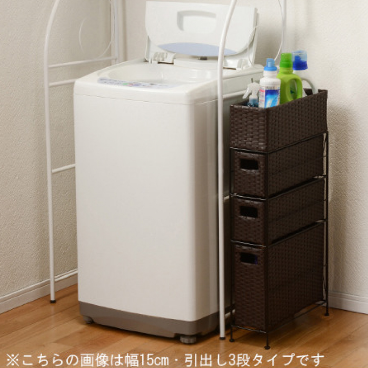 【新品・未使用】　シャビー　隙間ラック ランドリーチェスト　　幅20cm 隙間収納 20cm 洗面所 ランドリーラック ランドリーチェスト : モダン
