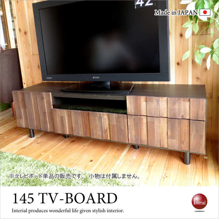 テレビボード 幅145cm 天然木製 アカシア集成材 日本製 完成品 : tb-1919 : インテリアル - 通販 - Yahoo!ショッピング