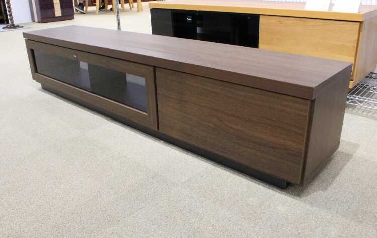 TVボード テレビ台 ローボード 幅150cm スリム ブラウン 茶色 日本製