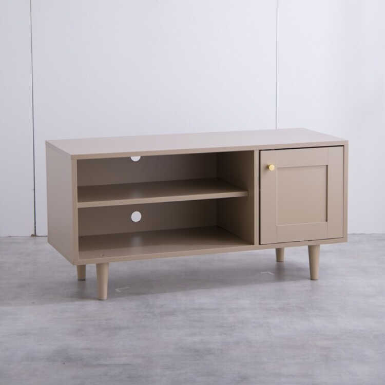 テレビ台 ローボード 幅90cm かわいい ピンクベージュ 24インチ 32