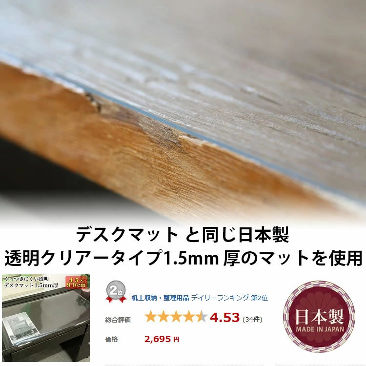 送料0円 スチールラック 棚板 1.5mm厚 700×450mm以内 クリア 別注 ビニール 日本製 透明 マット オーダー オフィス収納 