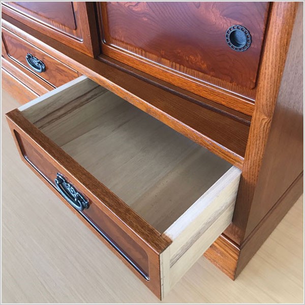 茶タンス 茶箪笥 茶ダンス 茶棚 欅 サイドボード 和風 リビングボード