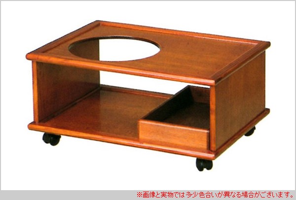 お座敷ワゴン 和風 ポットワゴン キャスター付き リビングワゴン