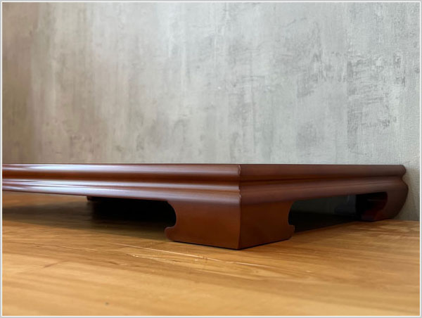 花台 木製 床の間 床板 和風 敷板 紫檀調 飾り台 和室 飾り板 国産 