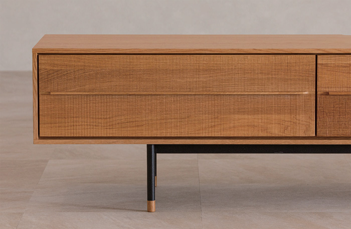 起立木工 テレビ台 幅150cm ローボード 収納 テレビボード 完成品 TV台