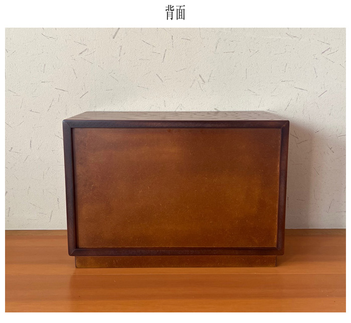 和風レトロ　木製　卓上　小物入れ 昭和レトロ 木製 小箱 小物入 宝箱 ボックス/和風 女の子ミラー