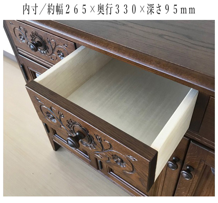 美麗 / クラシック アンティク　キャビネット サイドボード 木製 k-mw-0002_1.jpg