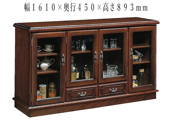 カリモク　COLONIAL キャビネット　コロニアル　アンティーク　レトロ家具 Karimoku(カリモク家具)の人気シリーズCOLONIAL(コロニアル)の