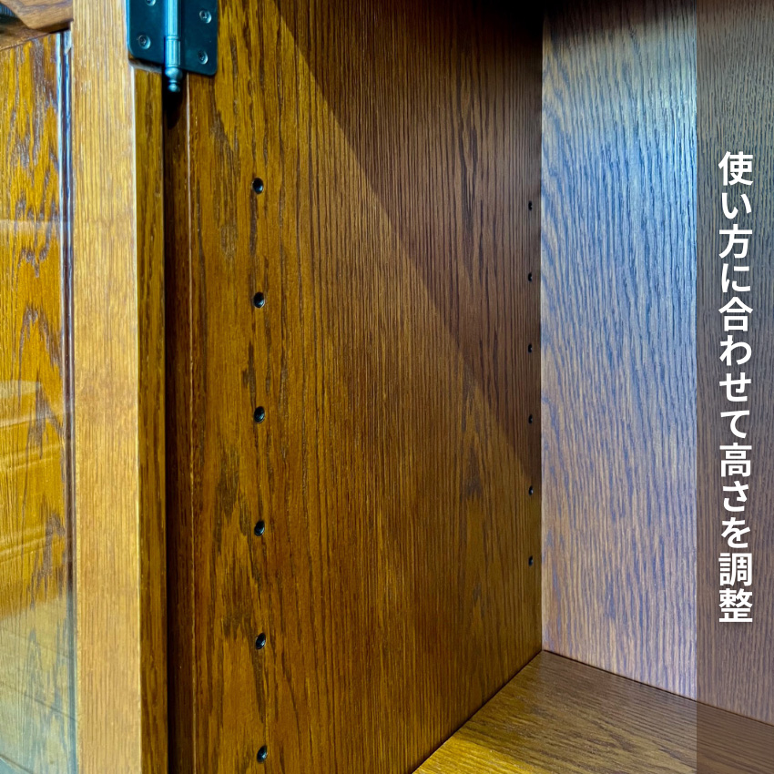 サイドボード 収納 完成品 キャビネット 木製 無垢 リビングボード