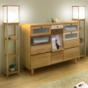 屋久杉 茶タンス 和風 茶箪笥 国産 茶ダンス 日本製 茶棚 高級 サイド