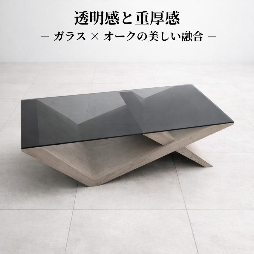 リビングテーブル おしゃれ センターテーブル 北欧 ガラステーブル