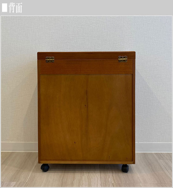 ミシン収納 ワゴン キャスター付き キャビネット 木製 ソーイング