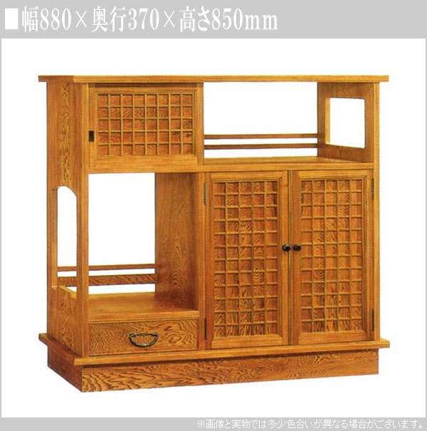 屋久杉茶箪笥　ポット置き付き IMG_2692_7da65534-484f-4a30-