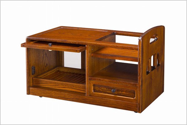 神谷家具 ポットワゴン 和風 和室 お座敷ワゴン キャスター付き