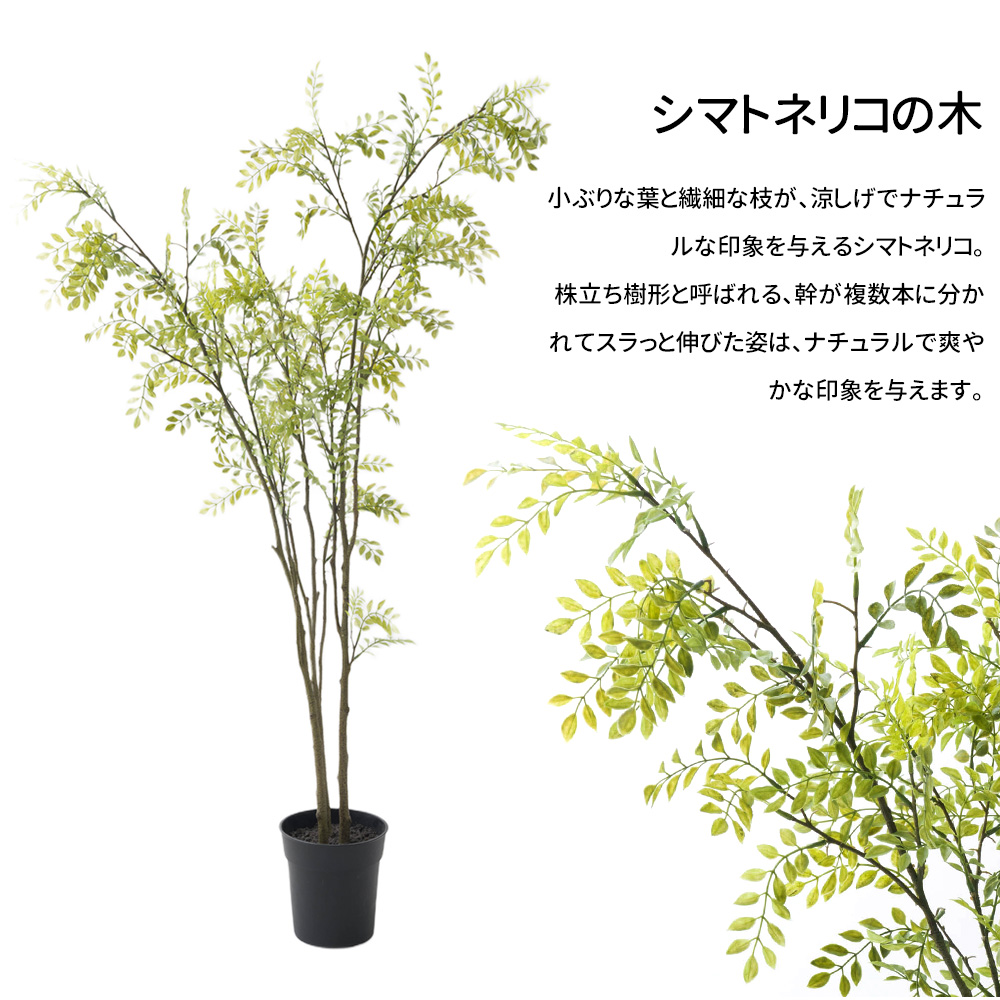 フェイクグリーン 大型 シマトネリコ 観葉植物 リアル リーフ 造花