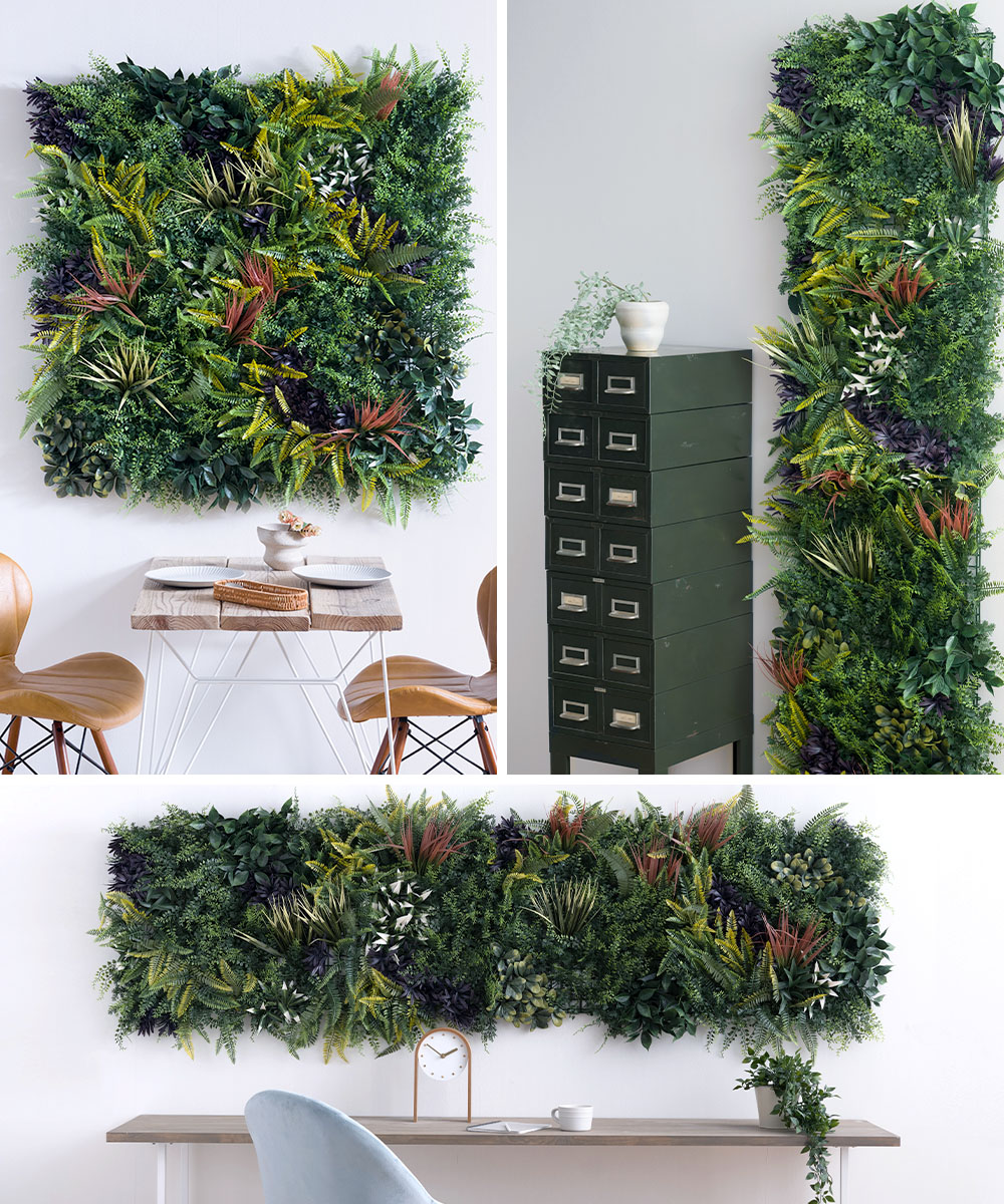 フェイクグリーン 大型 壁掛け ウォールグリーン 屋外 観葉植物