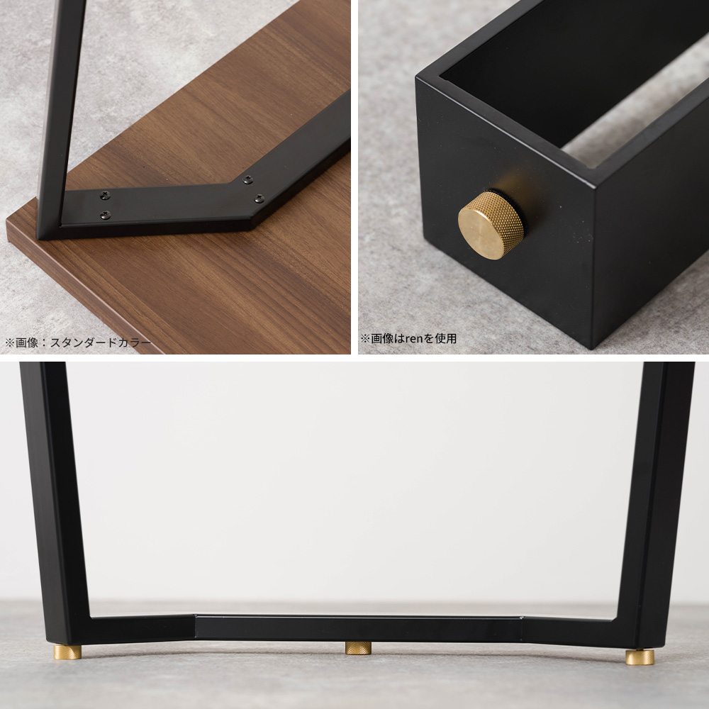 テーブル脚 アイアン ダイニングテーブル おしゃれ テーブルの脚 kakehashi 高さ670mm 奥行550mm 2脚1セット JQの画像
