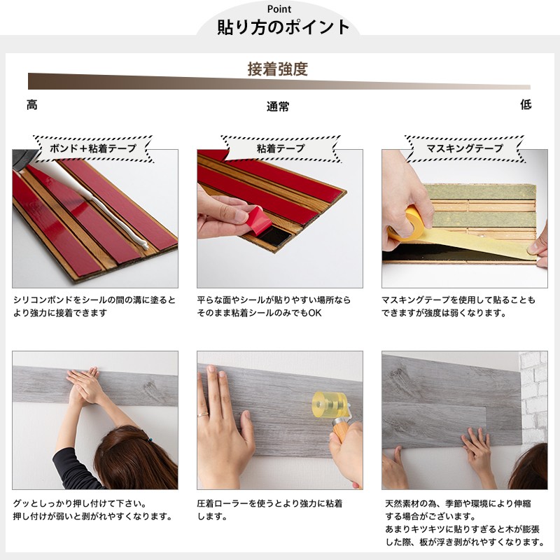 ウッドパネル 壁 Diy 板 木目 腰壁 壁材 パネル シール付き 壁紙 おしゃれ ハッティー 10枚入り Hattee カーテン レールのインテリアデポ 通販 Yahoo ショッピング