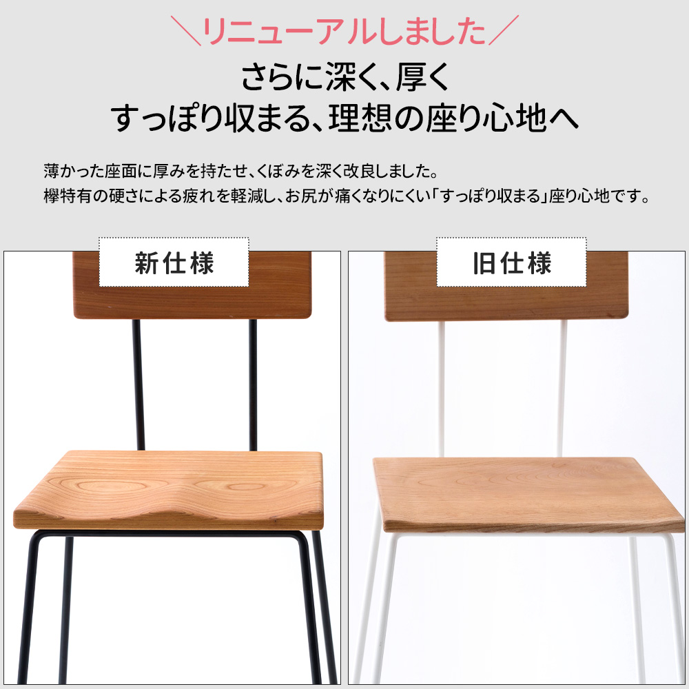 友安製作所 スツール 木製 天然木 アイアン おしゃれ 北欧 椅子 イス