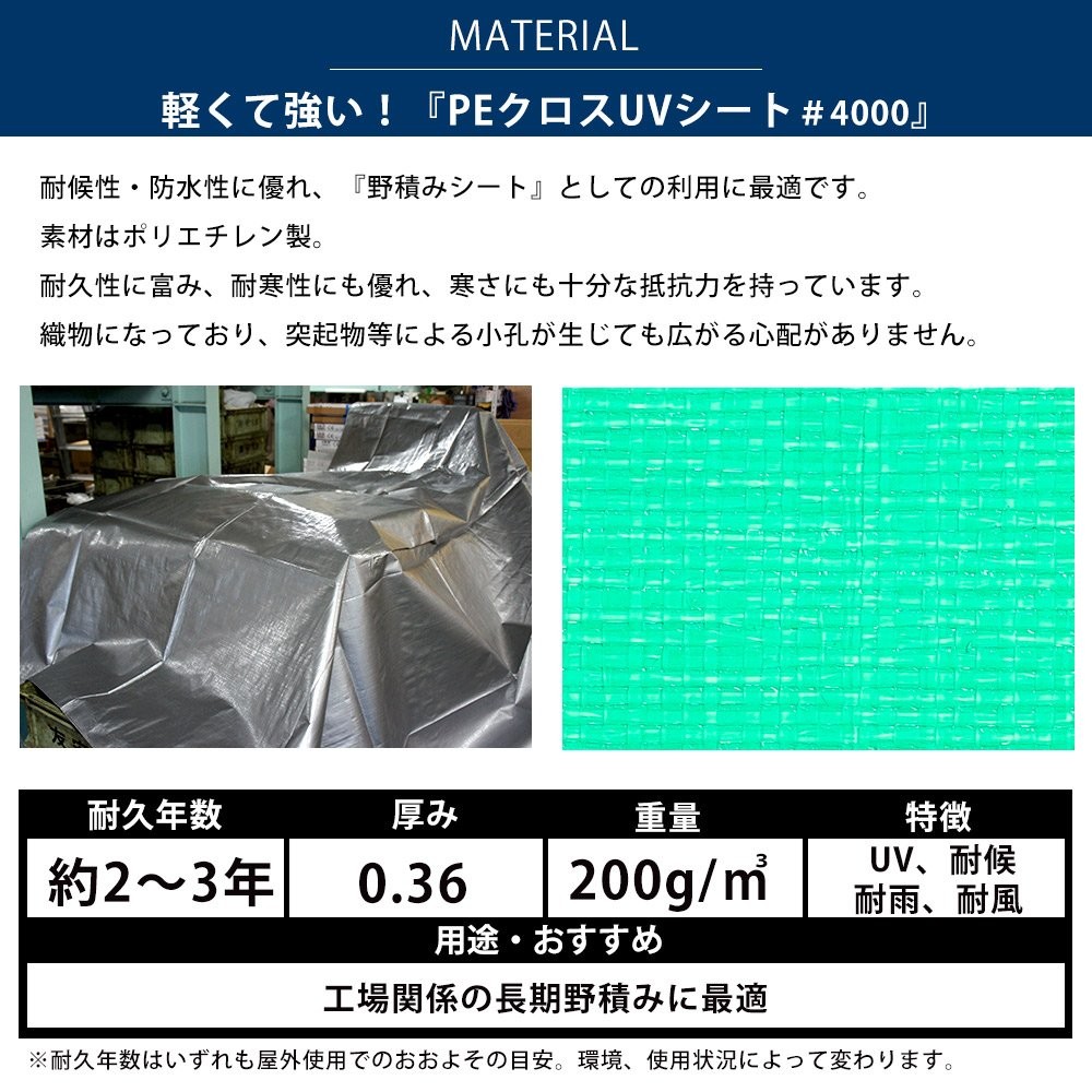 ビニールカバー 防水 耐久 屋外パレット・野積みシリーズ/PEクロスUVシート#4000 横幅1.2×奥行1.2×高さ1.2m 1枚 FT JQ  :P-PS12CUV:カーテン・レールのインテリアデポ - 通販 - Yahoo!ショッピング