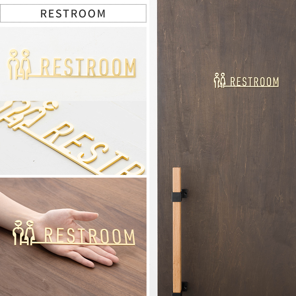 友安製作所 真鍮 サインプレート ドアプレート おしゃれ オフィス