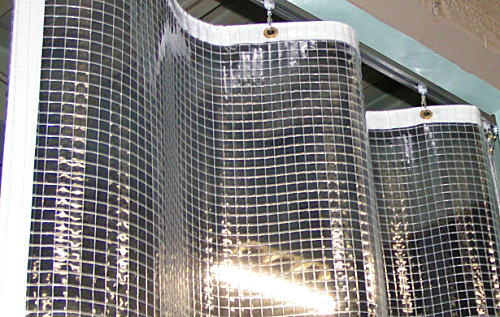 ビニールカーテン 防寒 PVC透明 糸入り 防炎 FT06 オーダーサイズ 巾201〜300cm 丈451〜500cm :FT063050