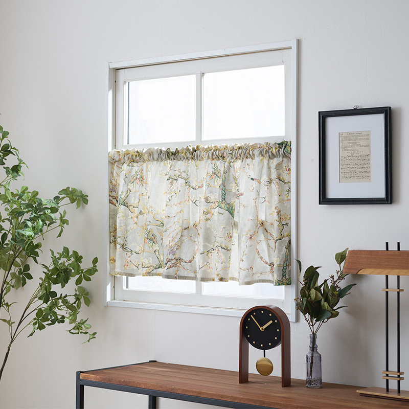 〈CHANEL様オーダー品ご確認用〉☆カフェカーテン☆ハンドメイド♪ 友安製作所 カフェカーテン サイズオーダー 幅35〜130cm 丈20〜50cm