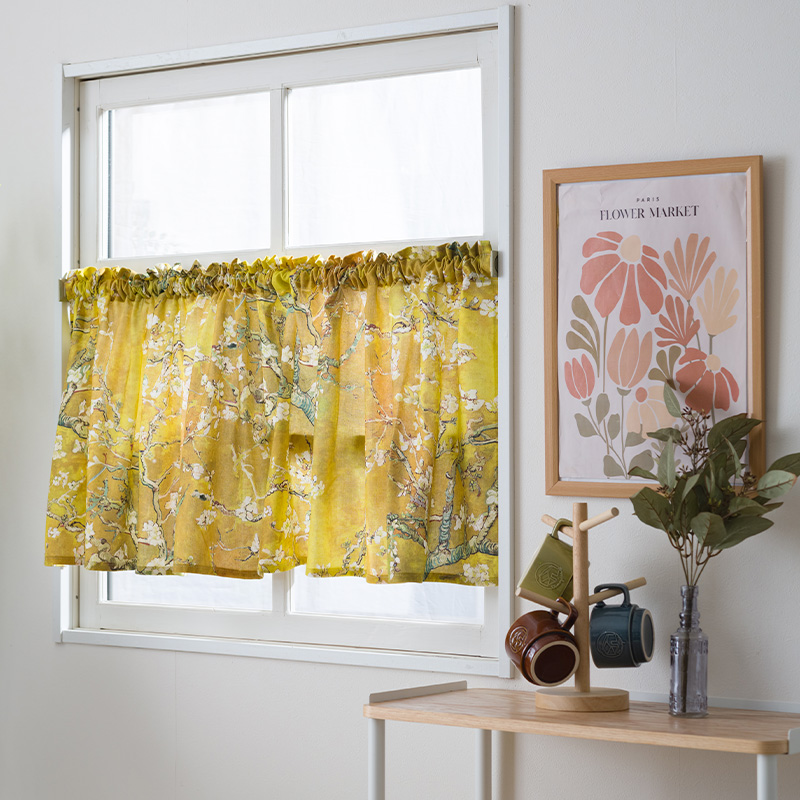 友安製作所 カフェカーテン サイズオーダー 幅35〜130cm 丈20〜50cm