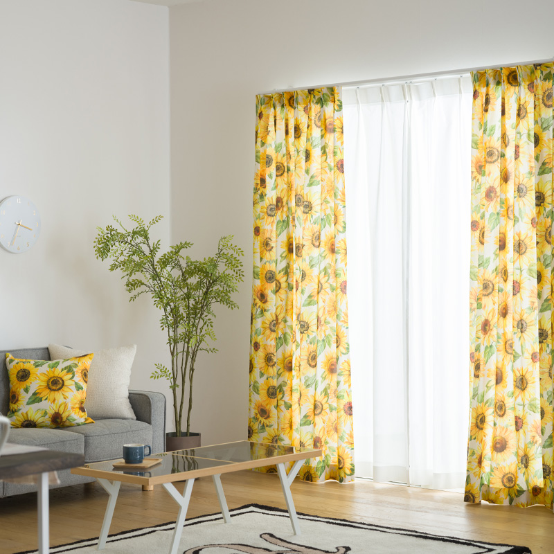 友安製作所 カーテン サイズオーダー 幅50〜90cm 丈151〜200cm YH8018