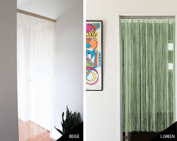 さんかれあ 紐のれん ひものれん ストリングカーテン 紐のれん のれん 北欧 フリーカット