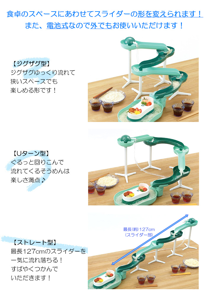 流しそうめんスライダー(値引きセール中) 楽天市場】ザ・そうめんスライダー タカラトミーアーツ 流し