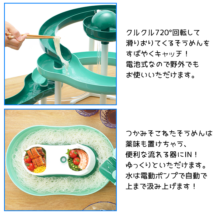 流しそうめんスライダー Amazon.co.jp: そうめんスライダー タワーズロック そうめん