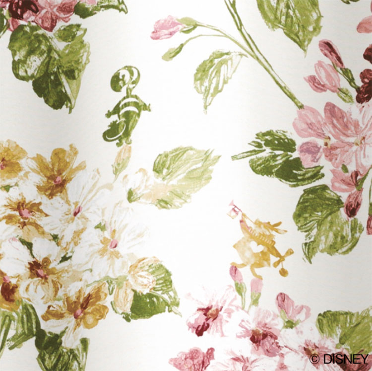 スミノエ ディズニー カーテン アリス/アジサイ 100×135cm 1枚入