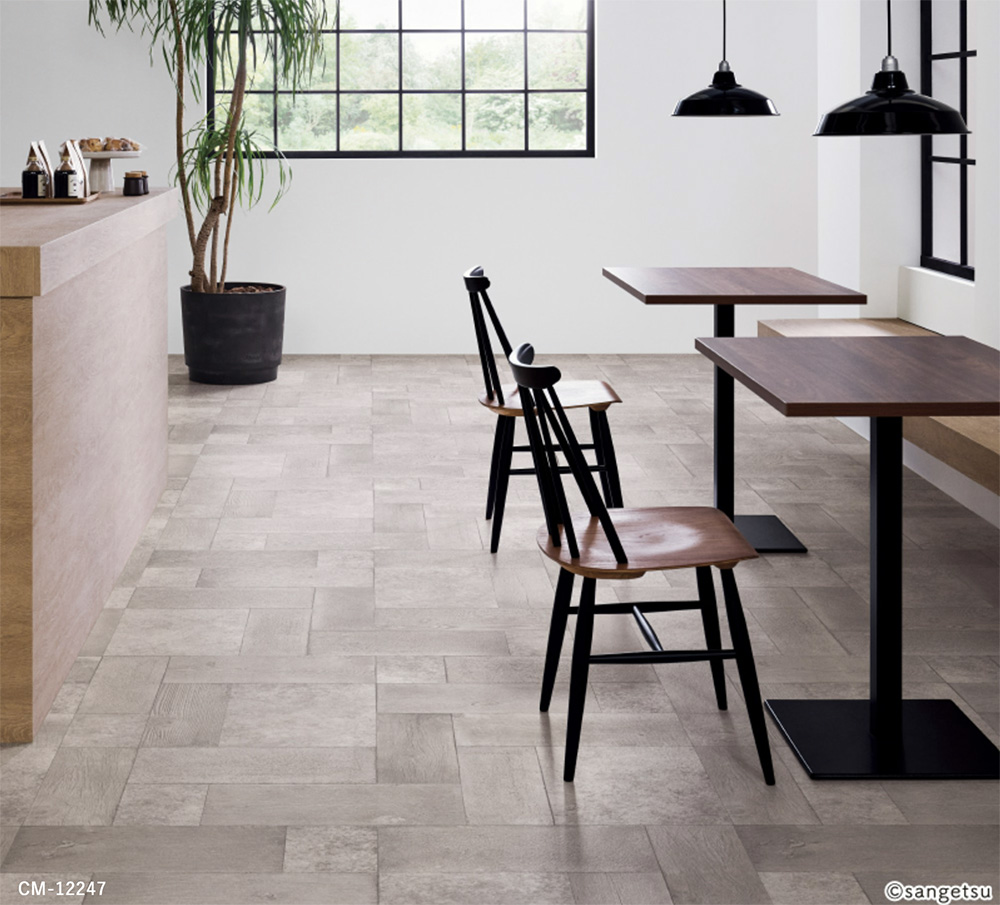 店舗・住宅用クッションフロア 楽天市場】サンゲツ H-FLOOR 店舗用 クッションフロア 2.3mm厚 CM