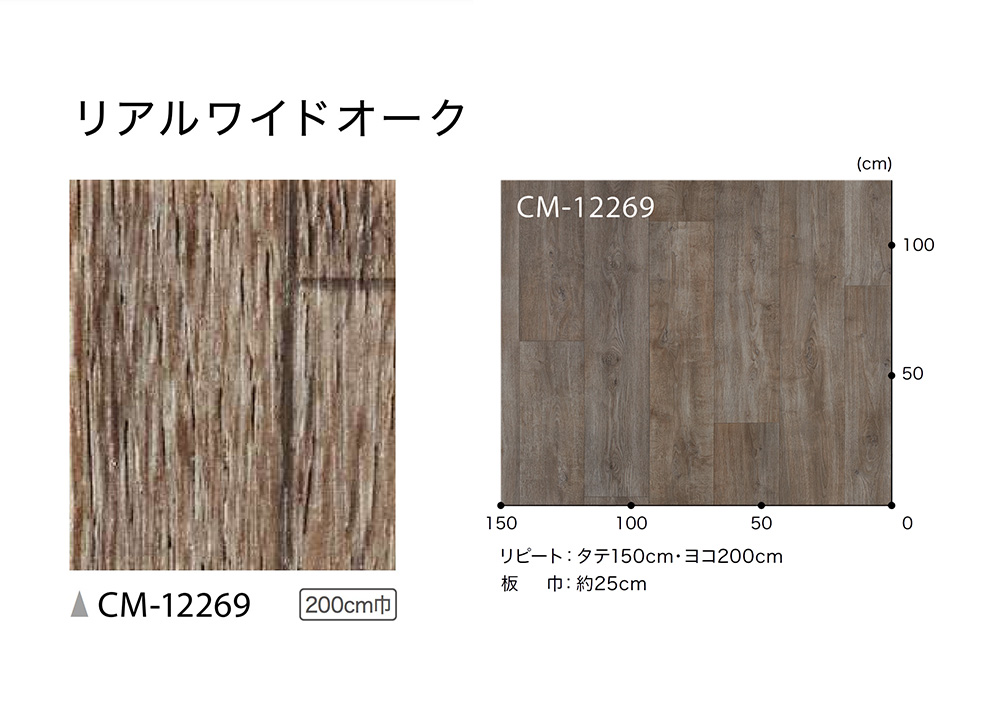 サンゲツ HFLOOR 店舗用 クッションフロア 2m巾 CM-12269［旧品番：CM